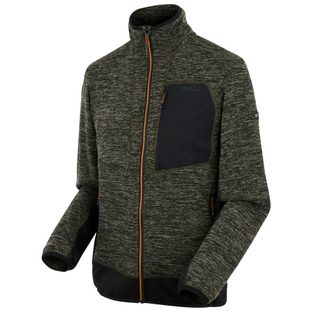 Muška dukserica Regatta Baslinn zelena OlivNtMl/Blk