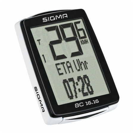 Ciklokompjuter Sigma BC 16.16 s kablom crna