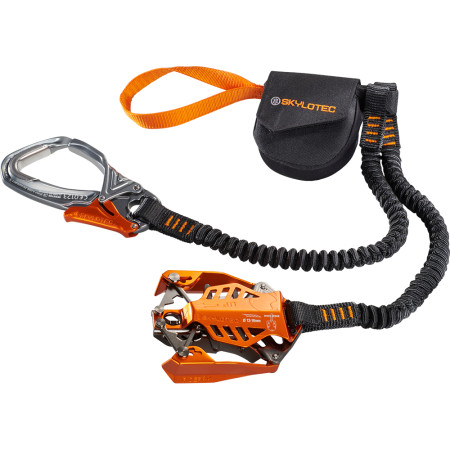 Kočnica za mehanički prusik Skylotec Rider 3.0-R crna/narančasta