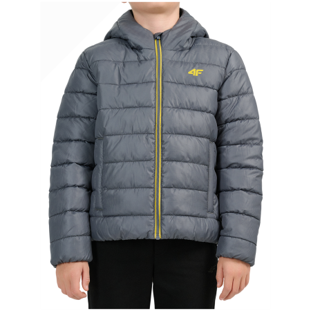 Dječja jakna 4F Down Jacket M0914 Dark Grey siva Dark Grey
