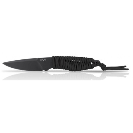 Nož Acta non verba P100 Dlc/Plain edge crna Black/Black