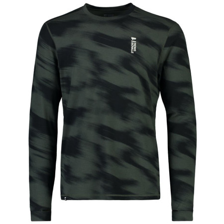 Muške funkcionalne majice Mons Royale Cascade Merino Flex 200 Ls Rosin Motion siva/crna RosinMotion