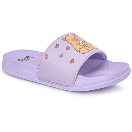 Dječje papuče Baagl Kapybara Ljubičasta fialová
