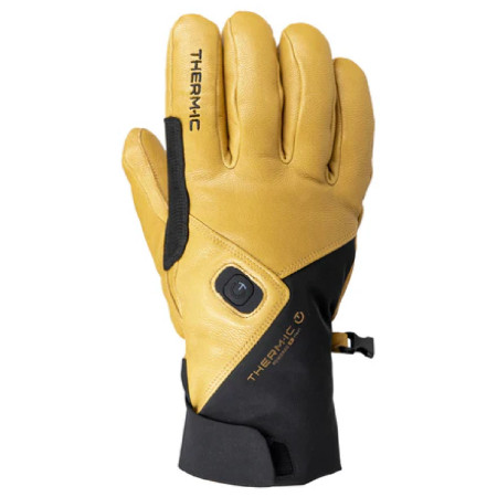 Rukavice za skijanje Therm-ic Freeride Ultra Heat Gloves crna/žuta Black