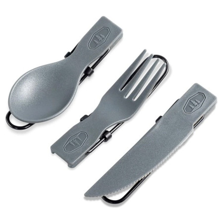 Set pribora za jelo GSI Outdoors Tekk Trio Folding Cutlery Set