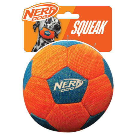 Igračka za psa Nerf Dog X-Weave Soccer Squeak Ball 12,5 cm