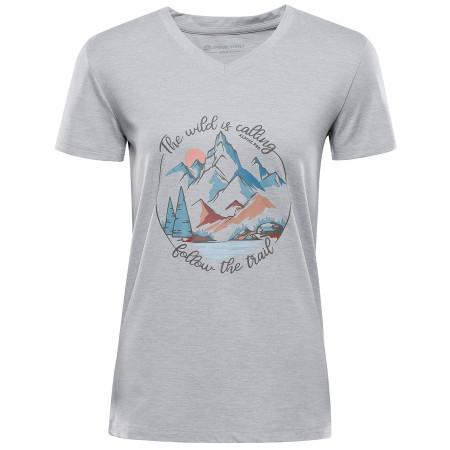 Ženska majica Alpine Pro Grema 3 siva Grey