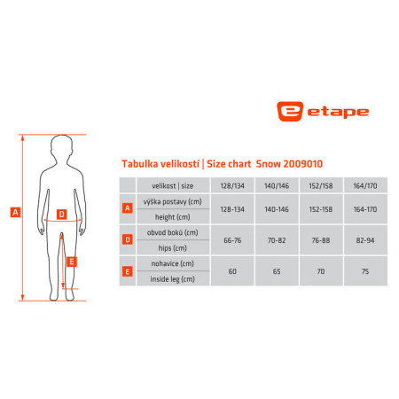 Dječje softshell hlače Etape Snow WS