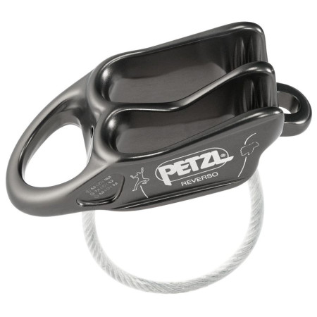 Višenamjenska sigurnosna kočnica Petzl Reverso siva Grey