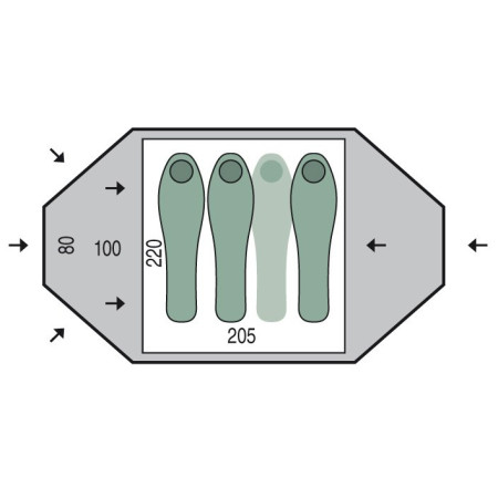 Šator Pinguin Tornado 3