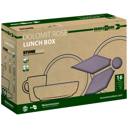 Set posuđa Brunner Lunch Box Dolomit rose