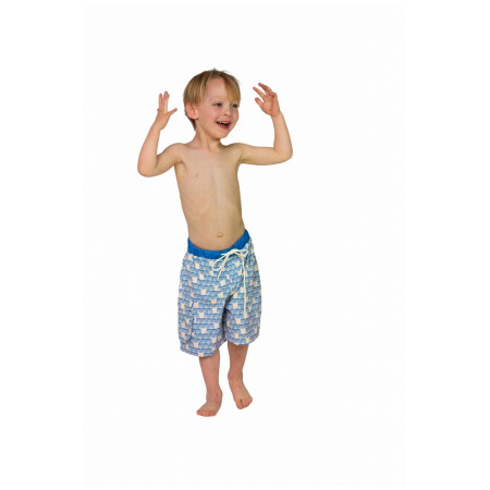 Dječji kupaći DucKsday Manta Boardshort Boy plava/bijela Blue/Off White
