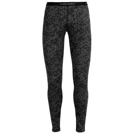 Ženske tajice Icebreaker 200 Oasis Leggings Forest Shadows crna/siva Black/Aop