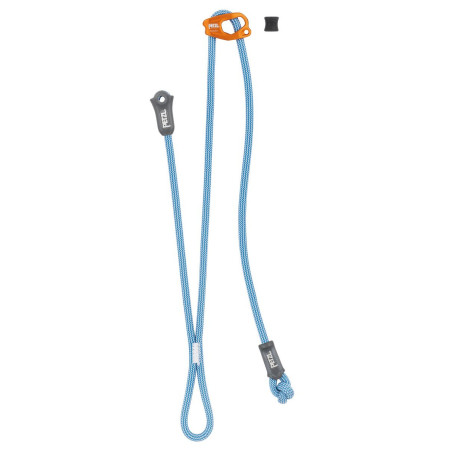 Jednostruka pupkovina za penjanje Petzl Dual Connect Adjust plava Blue
