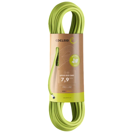 Uže Edelrid Apus Eco Dry 7,9mm 60m svijetlo zelena 138 oasis