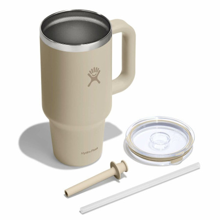 Termos Hydro Flask 32 Oz Travel Tumbler Clear Lid