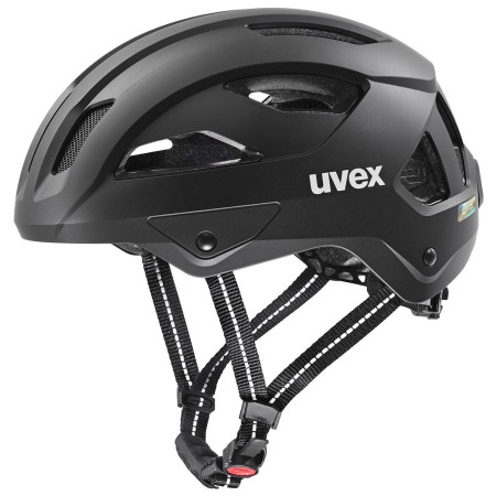 Biciklistička kaciga Uvex City Stride crna black matt