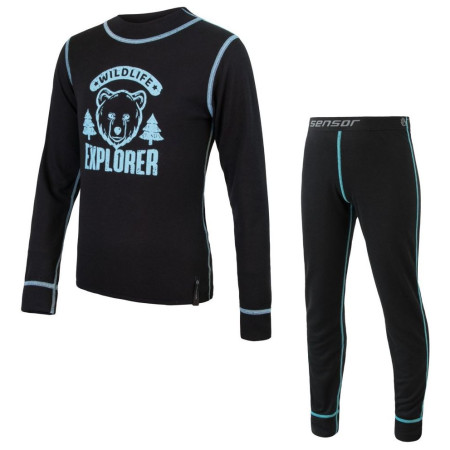 Dječiji funkcionalni set Sensor Double Face Set Wild crna