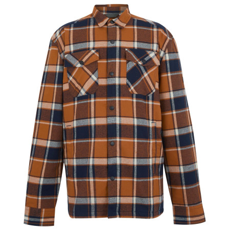 Muška košulja Regatta Spennith Shacket smeđa GlzGin/Navy