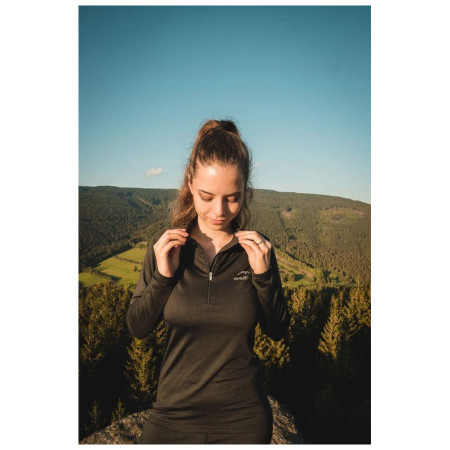 Ženska funkcionalna majica Husky Tromi zip L