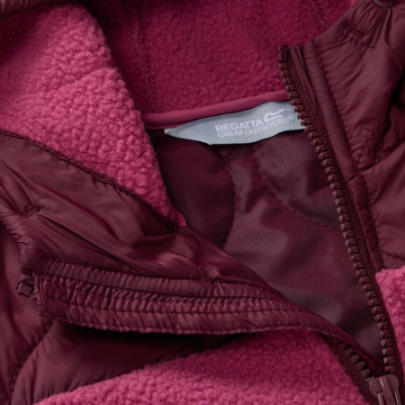 Dječja dukserica Regatta Myla Hybrid Jacket Fig/Violet