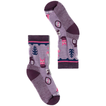 Dječje čarape Smartwool Kids' Hike Light Cushion Critter Cache C Ljubičasta Purple Dawn