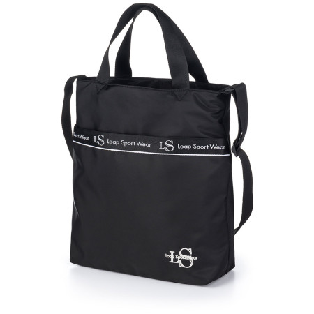 Torba preko ramena Loap Nikko crna/bijela