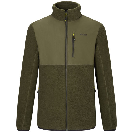 Muške funkcionalne majice dugih rukava Regatta Morran WR fleece tamna kaki Dark Khaki