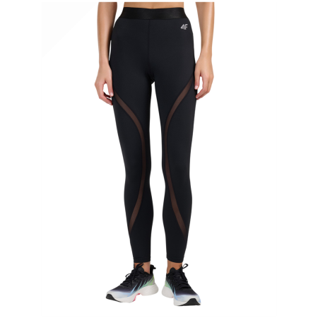 Ženske tajice 4F Tights Fnk F475 crna Deep Black