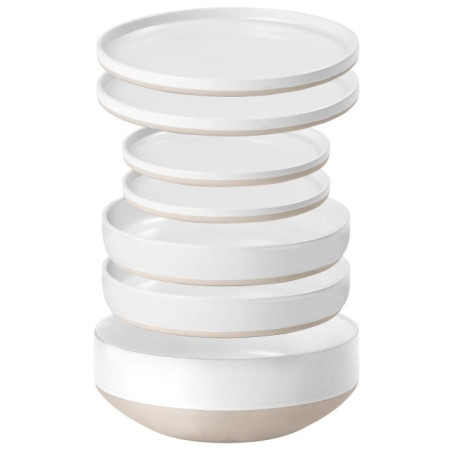 Set tanjura Brunner Set 6in1 Odette bijela