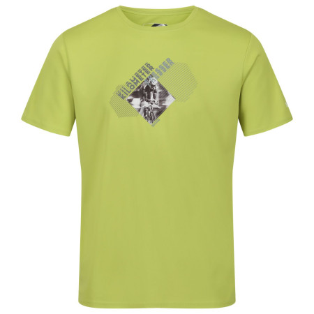 Muška majica Regatta Fingal Slogan II zelena