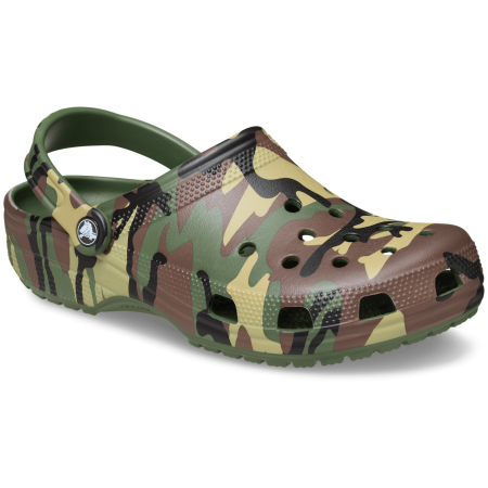 Papuče Crocs Classic Camouflage Clog zelena Army Green/Multi