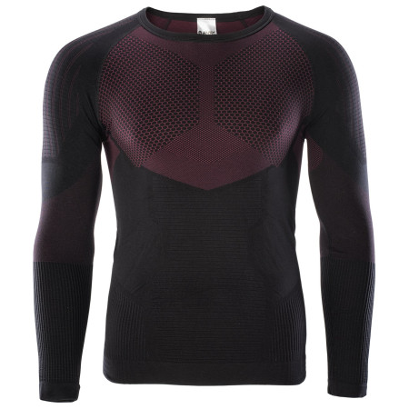 Muške funkcionalne majice Hi-Tec Hino Top crna/crvena