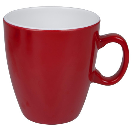 Šalica Bo-Camp Mug melamine 2 crvena Red/White