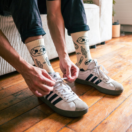 Čarape YY VERTICAL Climber Doodle