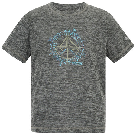 Dječja majica Regatta Alvarado Black Marl siva Black Marl