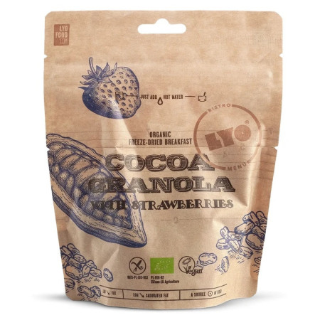 Dehidrirana hrana Lyo food Kakaová granola s jahodami 270 g