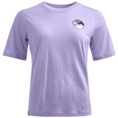 Ženska majica Ortovox 140 Cool Round Landscape T-shirt Ljubičasta Lush Lavender