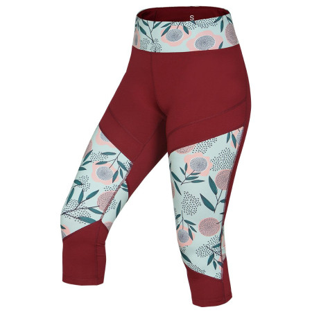 Ženske tajice 3/4 Ocún Rhea 3/4 Leggings crvena