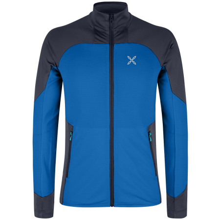 Muške funkcionalne majice dugih rukava Montura Rise Maglia plava B.Blue/Graphite Blue