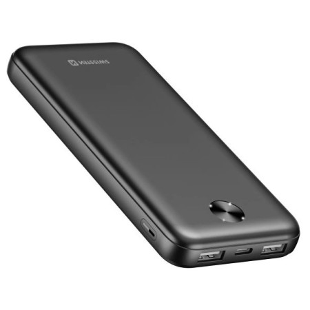 Power bank eksterne baterije Swissten Worx Pro 10000 mAh crna black