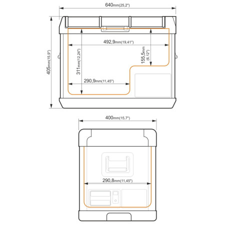 Kompresorski hladnjak Yolco GCX37