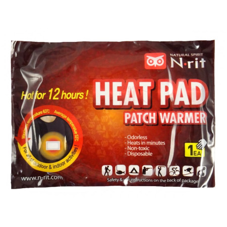 Topli oblog za križa N-Rit Hřejivý polštářek Patch warmer bijela/crvena