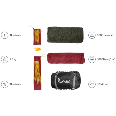 Izuzetno lagani šator Warg Tenere 2