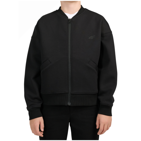 Dječja dukserica 4F Sweatshirt M2684 Deep Black crna Deep Black