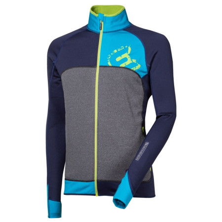 Muška dukserica Progress TS Rebel 17BO plava Turquoise/Green