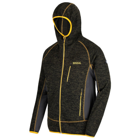 Muška dukserica Regatta Cartersville V crna Dkkhak/Slgry