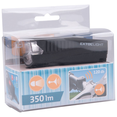 Prednje svjetlo Extol 350lm