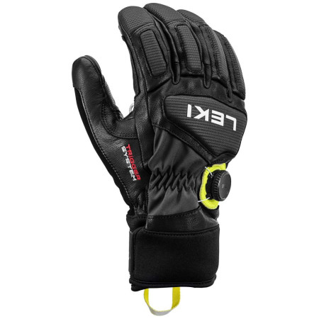 Rukavice za skijanje Leki Griffin Tune 3D Boa crna black-graphite-ice lemon