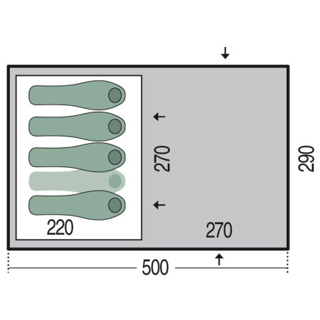 Šator Pinguin Omega 4